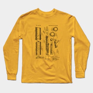 1894 Clarinet Vintage Patent Long Sleeve T-Shirt